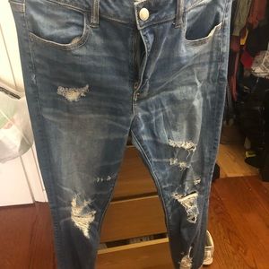 American Eagle Distressed Jeggings